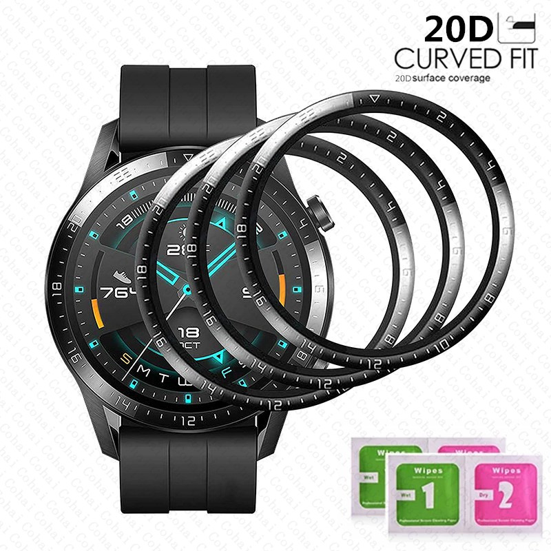 Curved Edge Screen - 20D Gebogen Rand Gehard Glas Voor