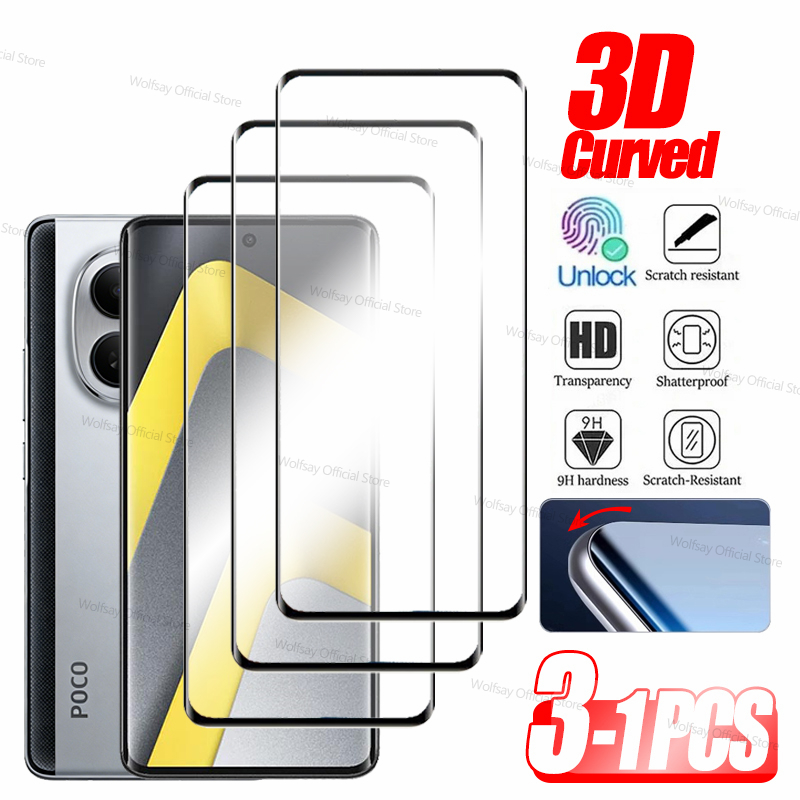 Curved Edge Screen - 3/2/1 PCS 3D Gebogen Rand Glas
