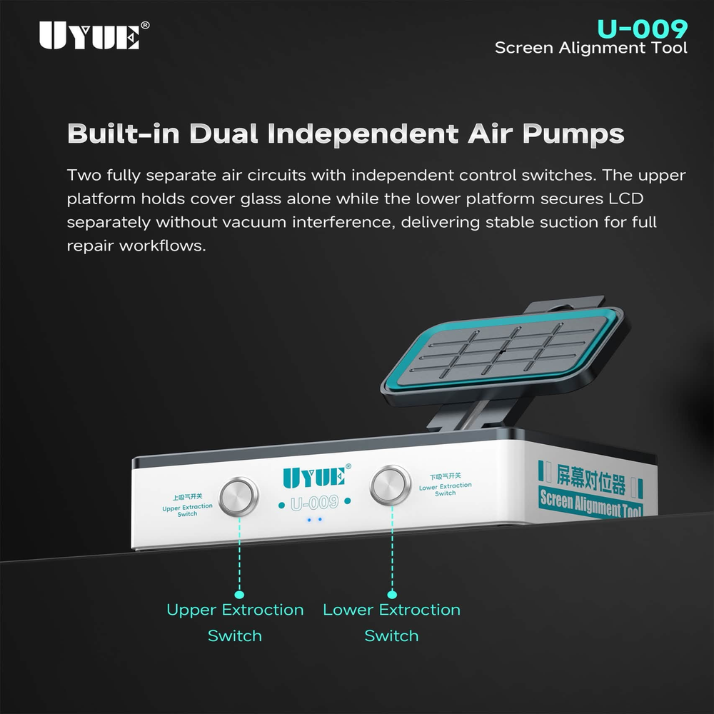 UYUE U-009 Vacuüm LCD-scherm u - Screen Alignment Tool recensie en prijs